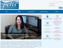 Tablet Screenshot of physicianehs.com